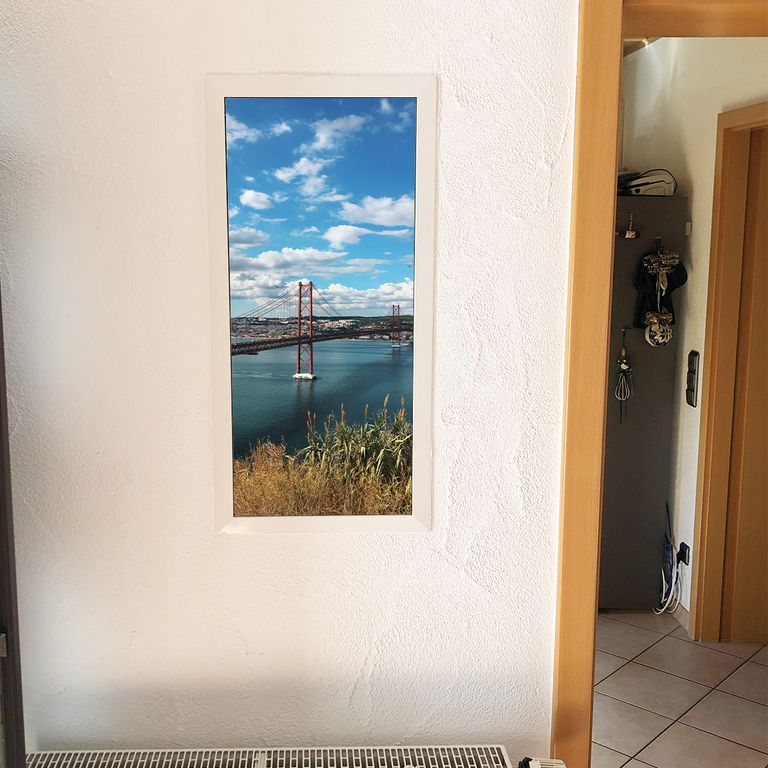 Stromkasten Magnet Bild Deko Stromverteiler Sicherungskasten Motiv Lissabon