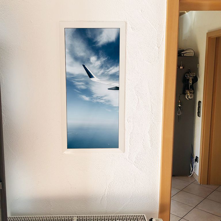 Stromkasten Magnet Bild Deko Stromverteiler Sicherungskasten Motiv Flugzeug