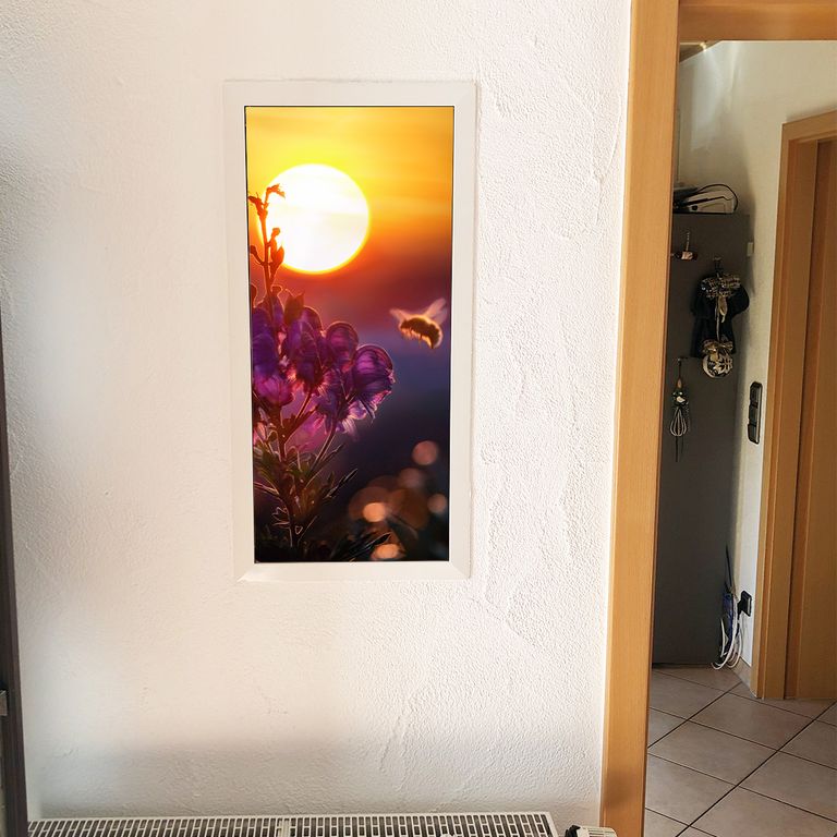 Stromkasten Magnet Bild Deko Stromverteiler Sicherungskasten Motiv Abendrot
