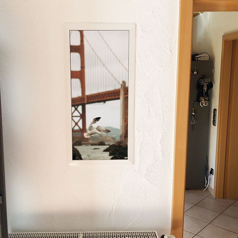 Stromkasten Magnet Bild Deko Stromverteiler Sicherungskasten Motiv Brücke