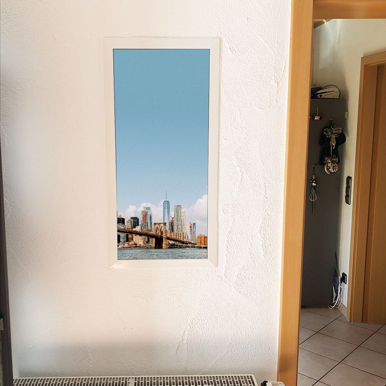 Stromkasten Magnet Bild Deko Stromverteiler Sicherungskasten Hager Motiv Downtown