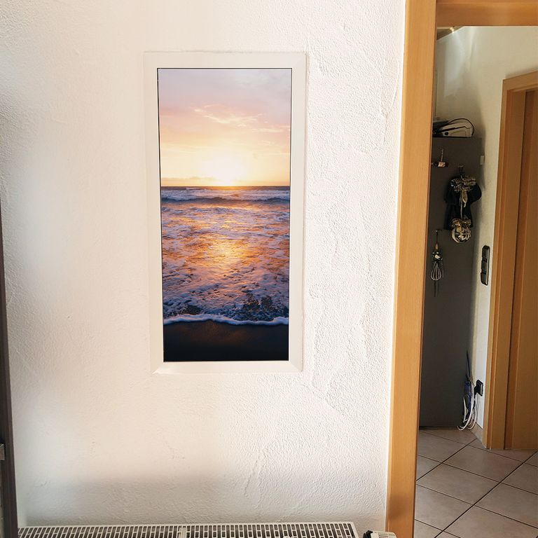 Stromkasten Magnet Bild Stromverteiler Sicherungskasten Hager Motiv Sonnenuntergang
