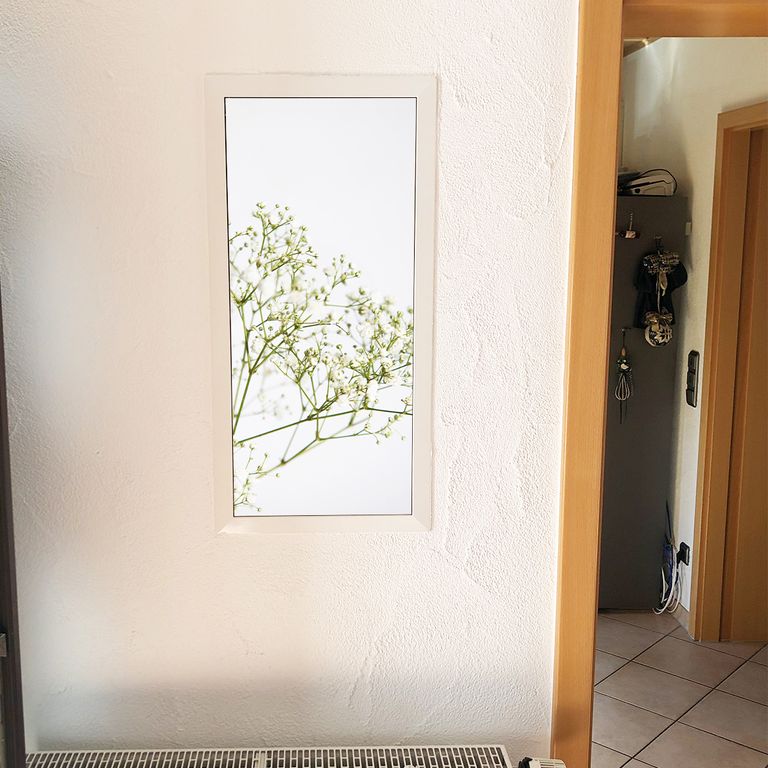 Stromkasten Magnet Bild Deko Stromverteiler Sicherungskasten Motiv Weiße Blumen