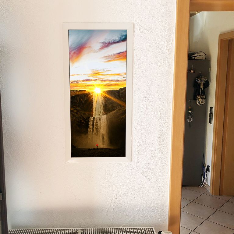 Stromkasten Magnet Bild Deko Stromverteiler Sicherungskasten Motiv Wasserfall