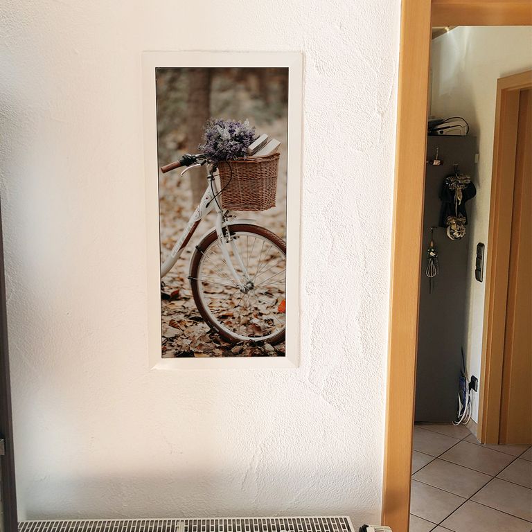 Stromkasten Magnet Bild Deko Stromverteiler Sicherungskasten Motiv Fahrrad