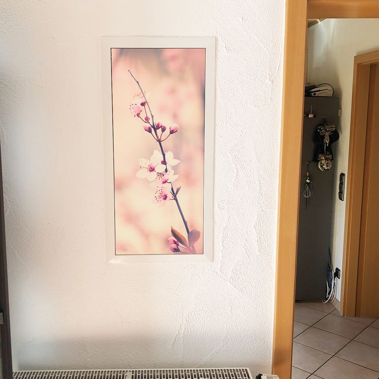Stromkasten Magnet Bild Deko Stromverteiler Sicherungskasten Motiv Pastellrosa