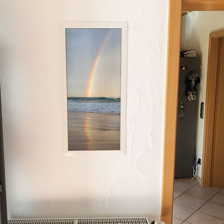 Stromkasten Magnet Bild Deko Stromverteiler Sicherungskasten Motiv Regenbogen