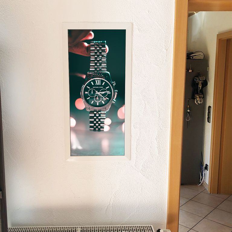 Stromkasten Magnet Bild Deko Stromverteiler Sicherungskasten Motiv Uhr