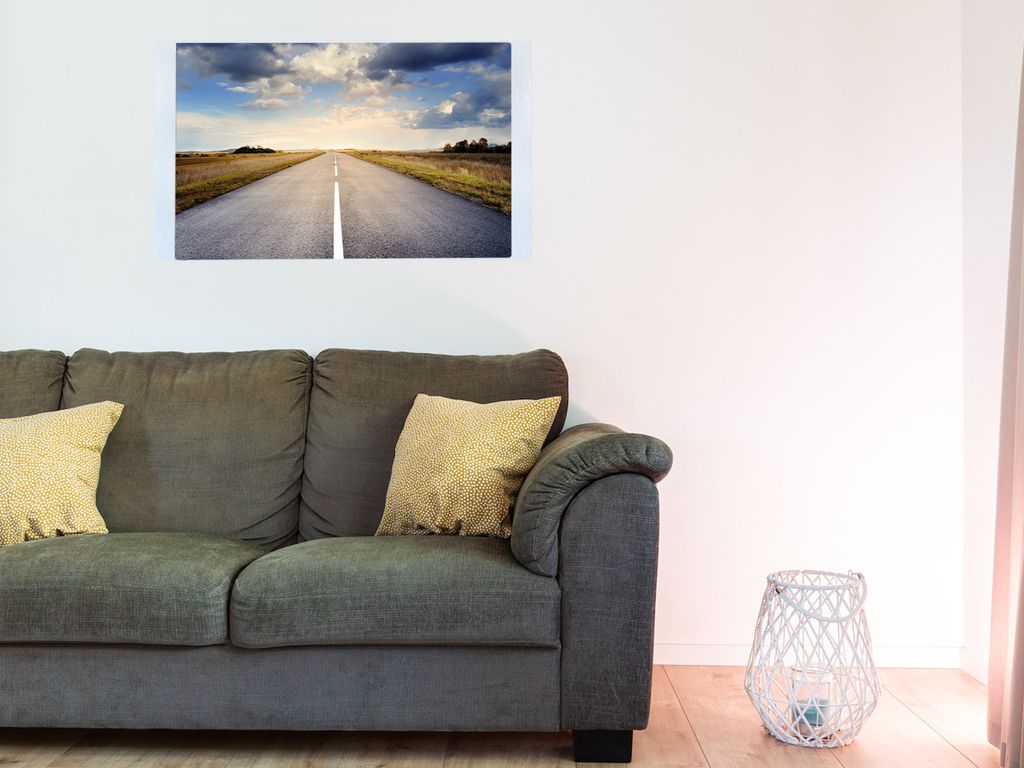 Bedruckte Magnetpinnwand Eisenfolie Whiteboard Magnetwand Motiv Straße