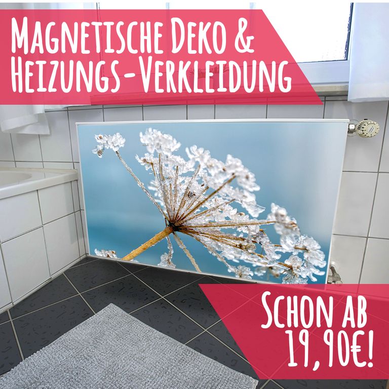 Magnet Heizkörperverkleidung Heizkörperabdeckung Heizung Schutz Motiv Meadow