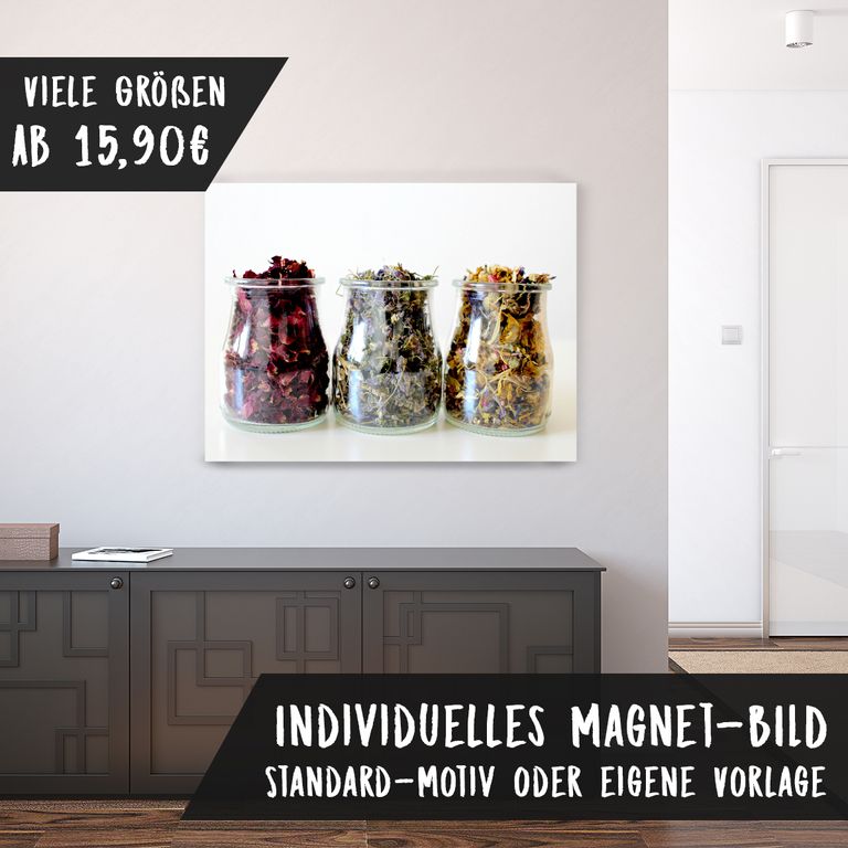 Magnetfolie Einzelbild - Hochwertiger Digitaldruck auf Magnetfolie Trockenblumen