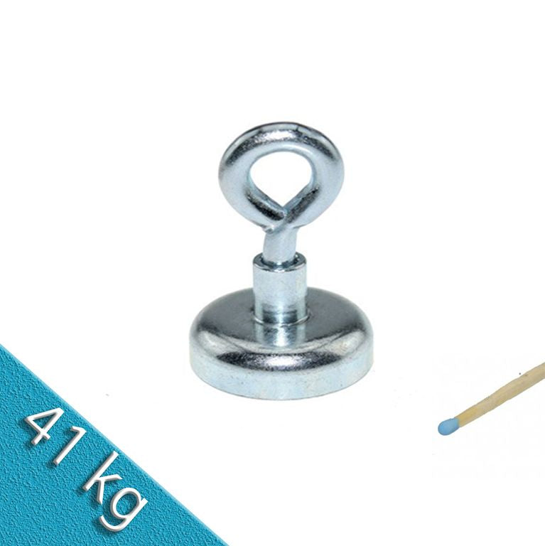 Ösenmagnet Ø 36 mm NEODYM - Zink - hält 41 kg