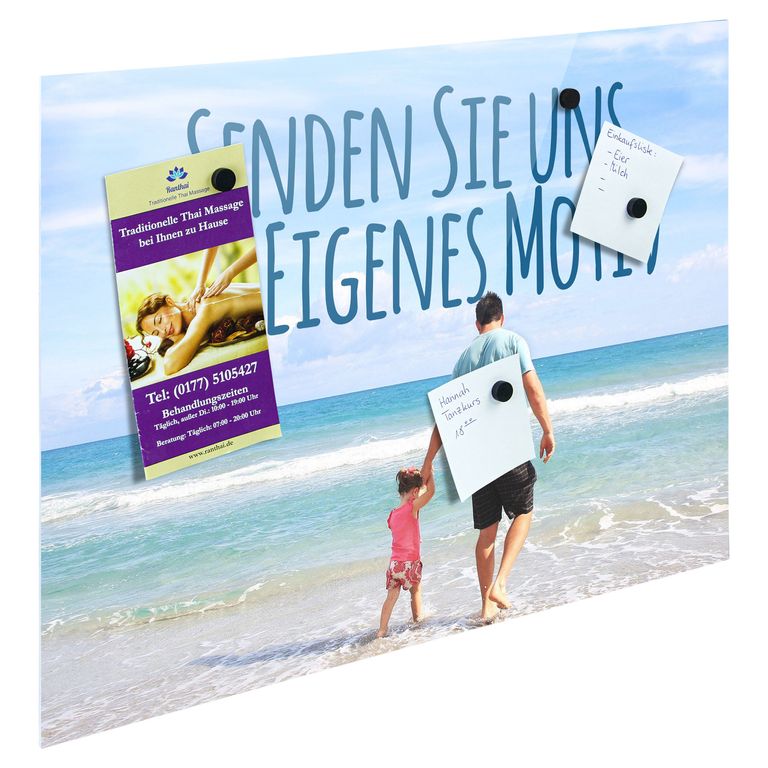 Bedrucktes Acrylglas als Magnetwand, Küchen-Hintergrund - Eigenes Motiv