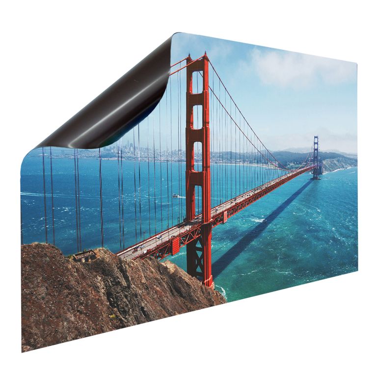 Magnet Heizkörperverkleidung Heizkörperabdeckung Heizung Schutz Motiv Golden Gate