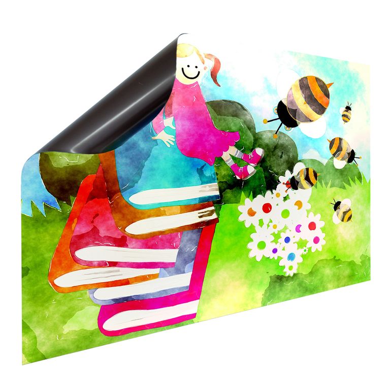 Magnet Heizkörperverkleidung Heizkörperabdeckung Heizung Schutz Motiv Kinderbild-Bienen