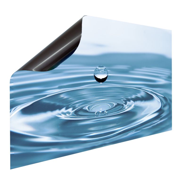 Bedruckte Magnetpinnwand Eisenfolie Whiteboard Magnetwand Motiv Drop of water