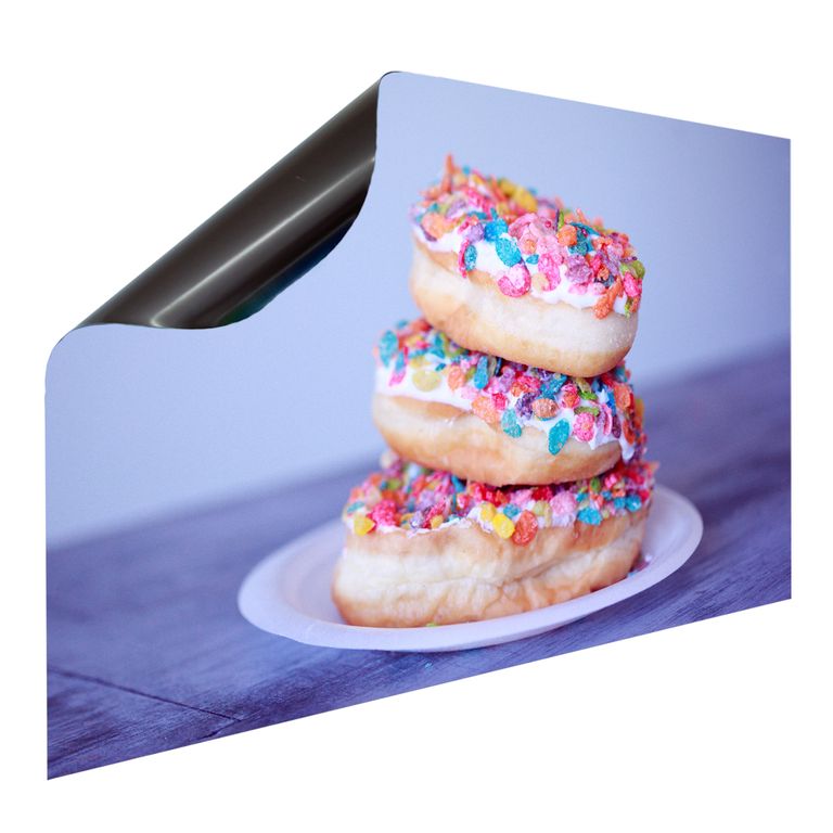 Bedruckte Magnetpinnwand Eisenfolie Whiteboard Magnetwand Motiv Donuts