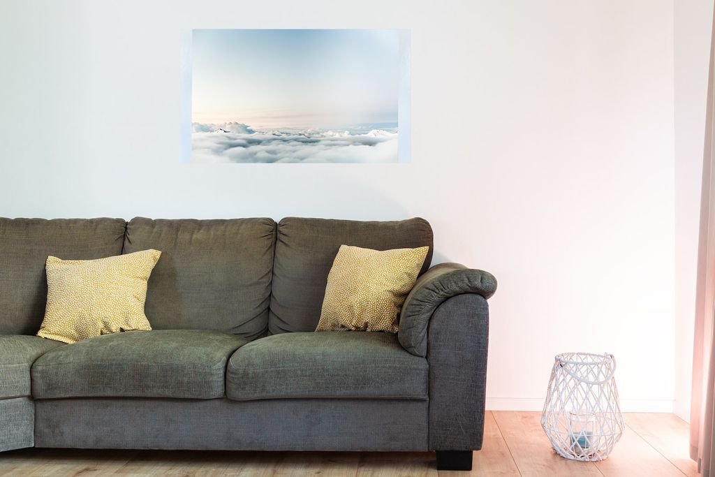 Bedruckte Magnetpinnwand Eisenfolie Whiteboard Magnetwand Motiv Himmel