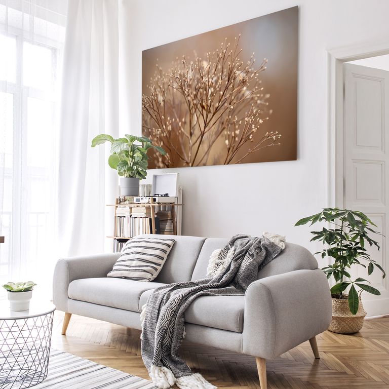 Bedrucktes Acrylglas als Magnetwand, Küchen-Hintergrund, Motiv Verblasst