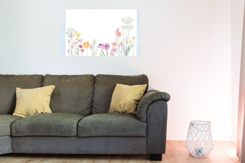 Magnetfolie Einzelbild - Hochwertiger Digitaldruck auf Magnetfolie Motiv Blumenwiese