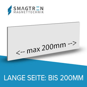 Magnetetiketten: Bis 200mm
