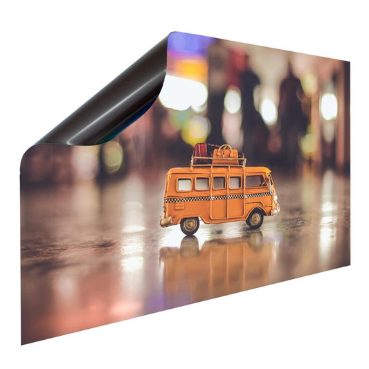 Bedruckte Magnetpinnwand Eisenfolie Whiteboard Magnetwand Motiv Bulli