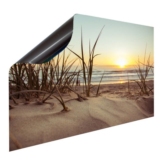 Bedruckte Magnetpinnwand Eisenfolie Whiteboard Magnetwand Motiv Strandgras