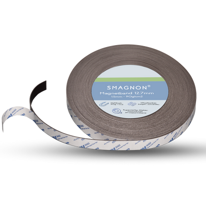 Ferrit-Magnetband selbstklebend Anisotrop - 1,5mm x Breite - Meterware