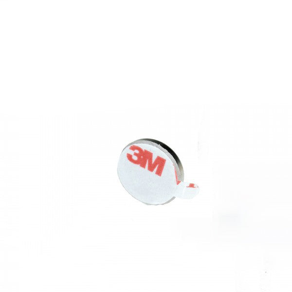 Neodym Scheibenmagnet Ø 12,0 x 2,0 mm N35 Nickel selbstklebend