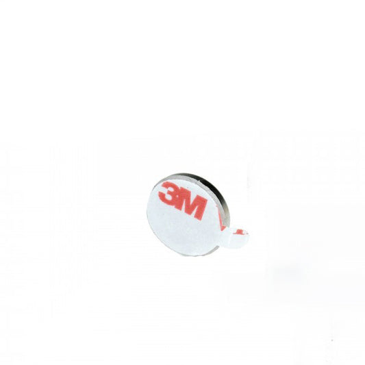 Neodym Scheibenmagnet Ø 12,0 x 2,0 mm N35 Nickel selbstklebend