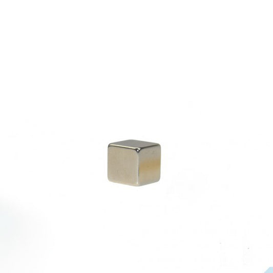 Würfelmagnet 10,0 x 10,0 x 10,0 mm N45 Nickel