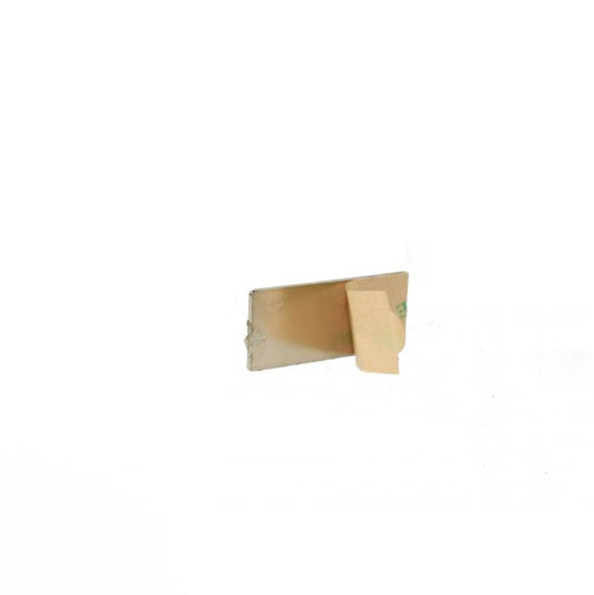Neodym Quadermagnet 40,0 x 20,0 x 1,0 mm N45 Nickel selbstklebend