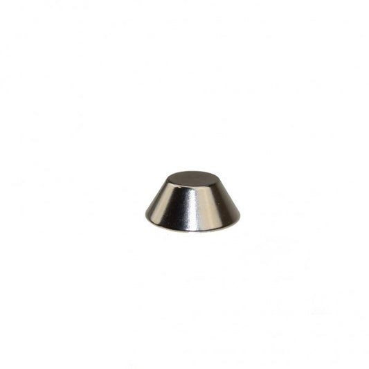 Konusmagnet Ø 25,0/13,0 x 10,0 mm N38 Nickel - hält 8,6 kg