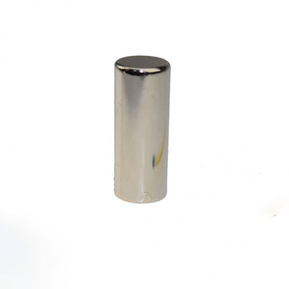 Stabmagnet Ø 12,0 x 30,0 mm N45 Nickel - hält 7,5 kg