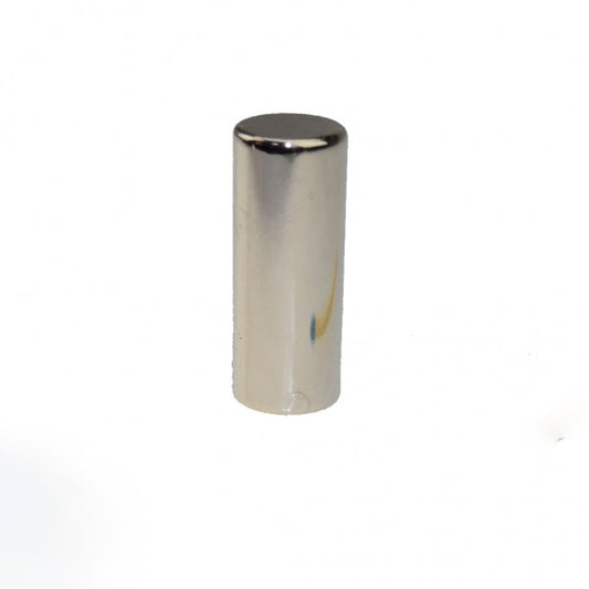 Stabmagnet Ø 12,0 x 30,0 mm N45 Nickel - hält 7,5 kg