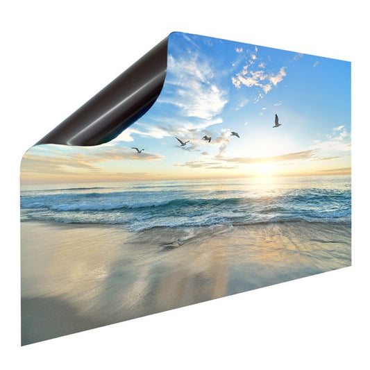 Bedruckte Magnetpinnwand Eisenfolie Whiteboard Magnetwand Motiv Meer