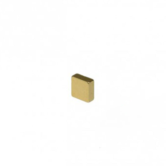 Quadermagnet 5,0 x 5,0 x 2,0 mm N45 Gold - hält 700 g