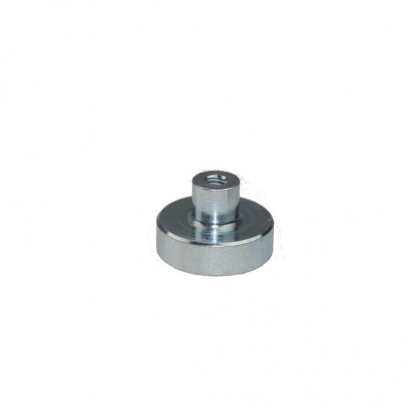 Neodym Flachgreifer Ø 25,0 x 7,0 mm mit Buchse M4 hält 15 kg