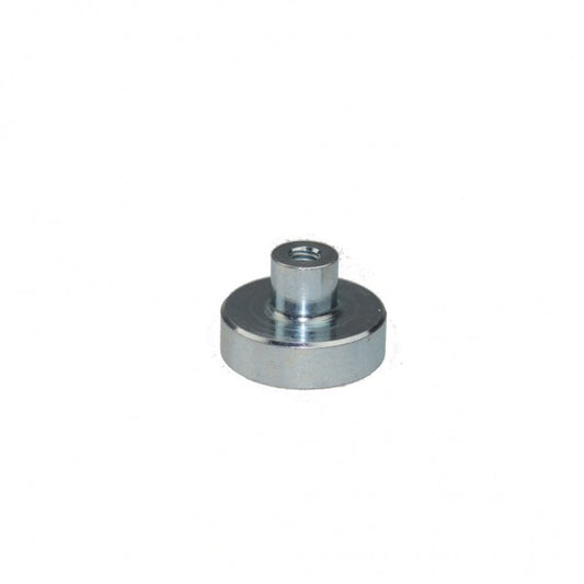 Neodym Flachgreifer Ø 25,0 x 7,0 mm mit Buchse M4 hält 15 kg