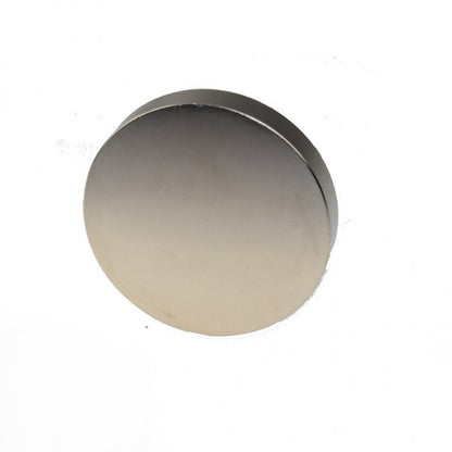 Scheibenmagnet Ø 60,0 x 10,0 mm N40 Nickel - hält 50 kg