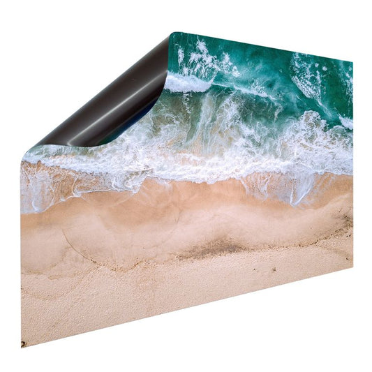Bedruckte Magnetpinnwand Eisenfolie Whiteboard Magnetwand Motiv Strand