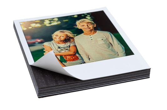 Klebe-Magnetfolie für Magnet-Fotos - Polaroid 600 (8,8 x 10,8 cm)