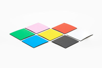 28er Misch-Set Bunt - Klebepunkte magnetisch für Hörspielbox Figuren - Regal