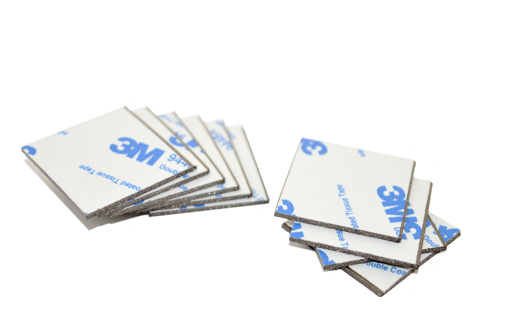 Neodym-Magnetplättchen - Selbstklebend - 1,5mm stark - 5er Paare