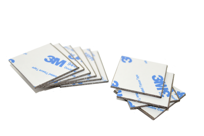 Neodym-Magnetplättchen - Selbstklebend - 1,5mm stark - 5er Paare