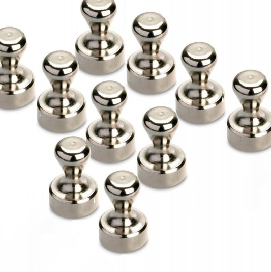 10er Set - Neodym Stahl Kegelmagnet 12 x 16mm N35