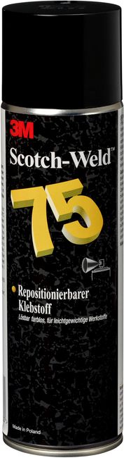 3M™ Scotch-Weld™ Sprühklebstoff 75 | Kurze Ablüftzeit - Dauerklebrig / wiederlösbar