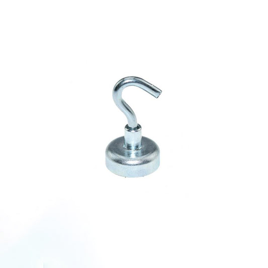 Hakenmagnet Ø 20 mm NEODYM - Zink - hält 10 kg