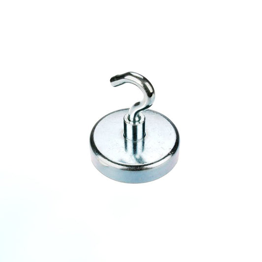 Hakenmagnet Ø 36 mm NEODYM - Zink - hält 41 kg