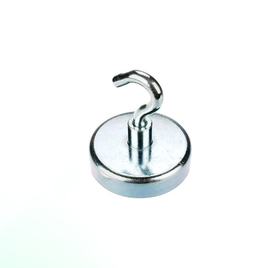 Hakenmagnet Ø 42 mm NEODYM - Zink - hält 68 kg